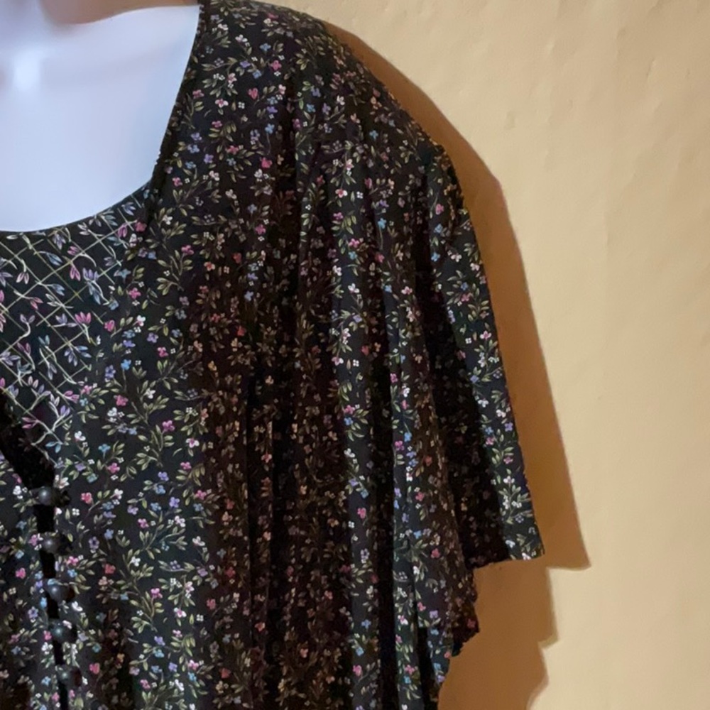 Betsy Lauren Size 24 Printed Dress - Picture 4 of 7